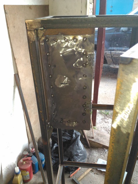 Handmade metal safe